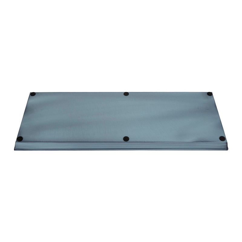Achla Medium Nantucket Blue Flower Box Tray, Pack of 2 | Galvanized Steel Planter Tray | Indoor & Outdoor Plant Drip Tray | Model TR-C-20NB-2