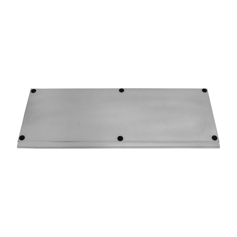 Achla Medium Cape Cod White Flower Box Tray, Pack of 2 | Galvanized Steel Planter Tray | Indoor & Outdoor Plant Drip Tray | Model TR-C-20W-2