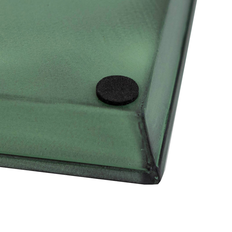 Achla Medium Green Flower Box Tray, Pack of 2 | Galvanized Steel Green Patina | Windowsill & Tabletop Drip Tray | 23 x 9 x 1 in | Model TR-VFB-05-2