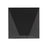 Avenue Outdoor 8"W Geometric Shape LED Up/Down Light Sconce, Black