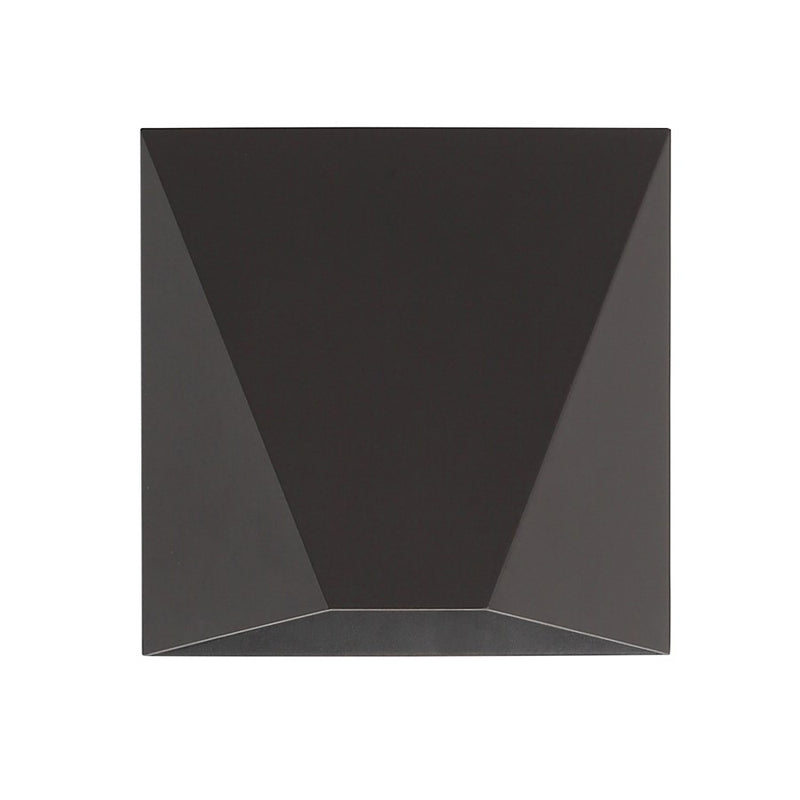 Avenue Outdoor 8"W Geometric Shape LED Up/Down Light Sconce, Bronze
