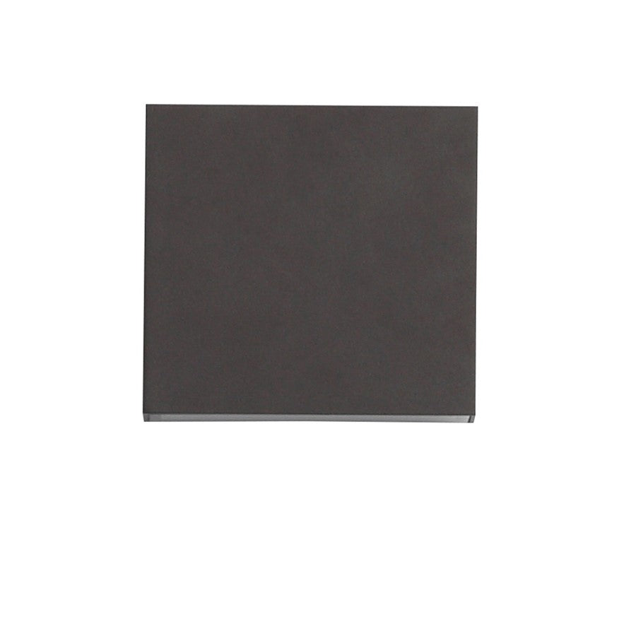 Avenue Outdoor 5" Sq. LED Up/Down Light Wall Sconce, Bronze