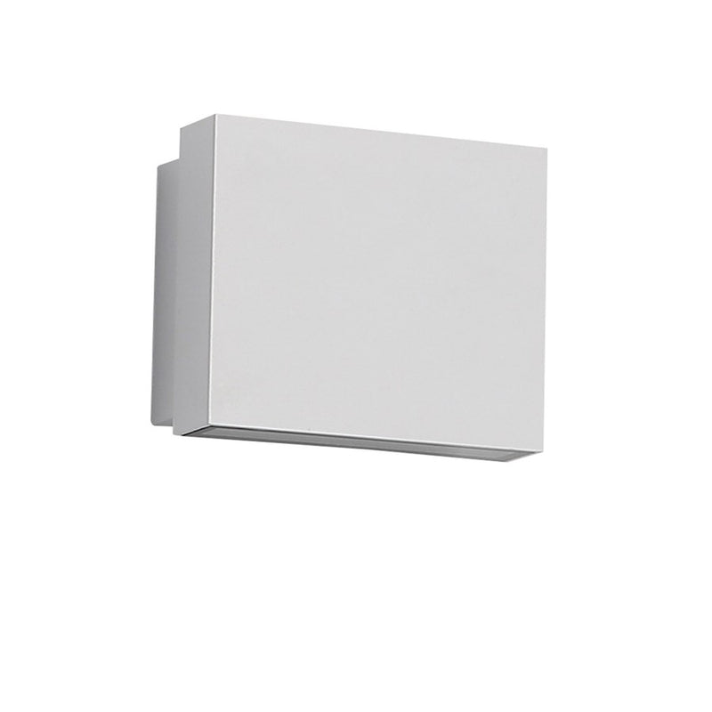 Avenue Outdoor 5" Sq. LED Up/Down Light Wall Sconce, Whiteite