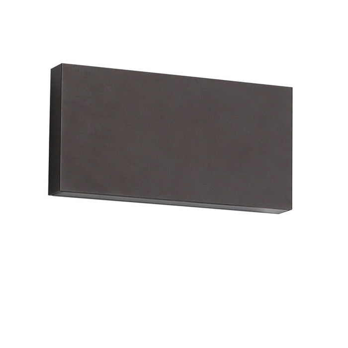 Avenue Outdoor 10"W Rectangular Up/Down Light Wall Sconce, Black