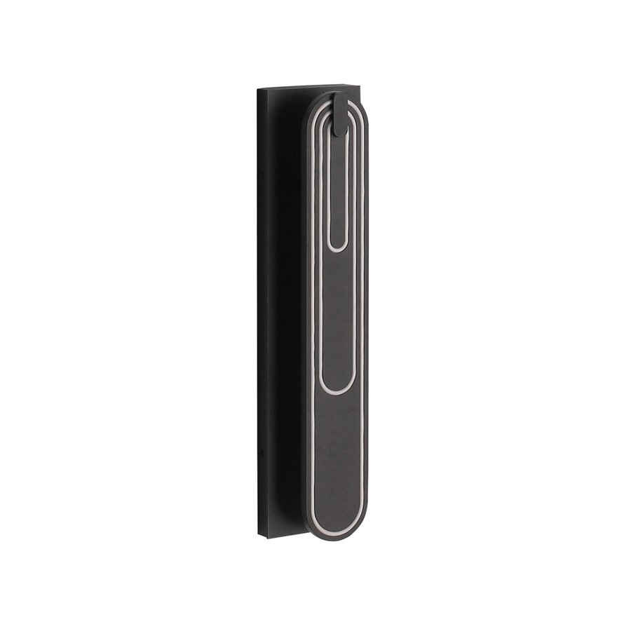Avenue Lighting Outdoor 19"H 3-CCT LED Wall Sconce, Black