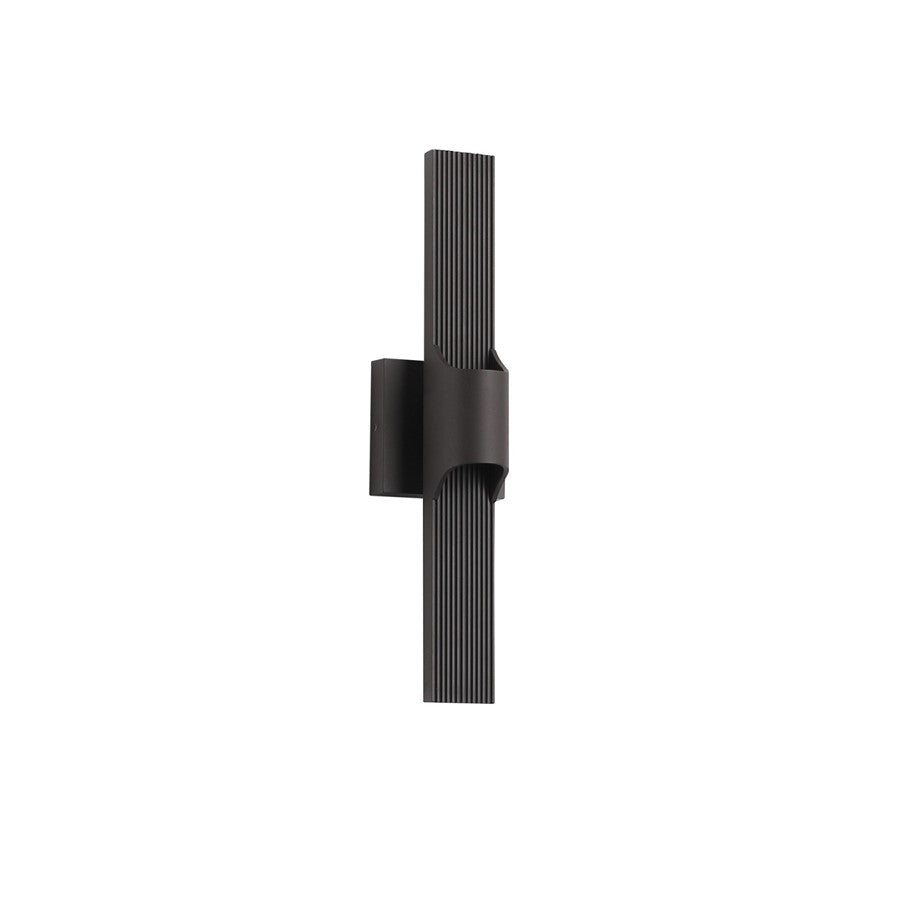 Avenue Lighting Outdoor 19"H 3-CCT LED Wall Sconce, Bronze