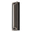 Avenue Outdoor 19"H 3-CCT LED Sconce, Black/Bronze Grid Cover