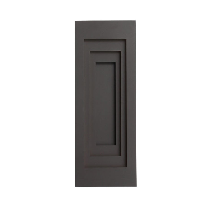 Avenue Outdoor 24"H 3-CCT LED Rectangular Wall Sconce, Bronze