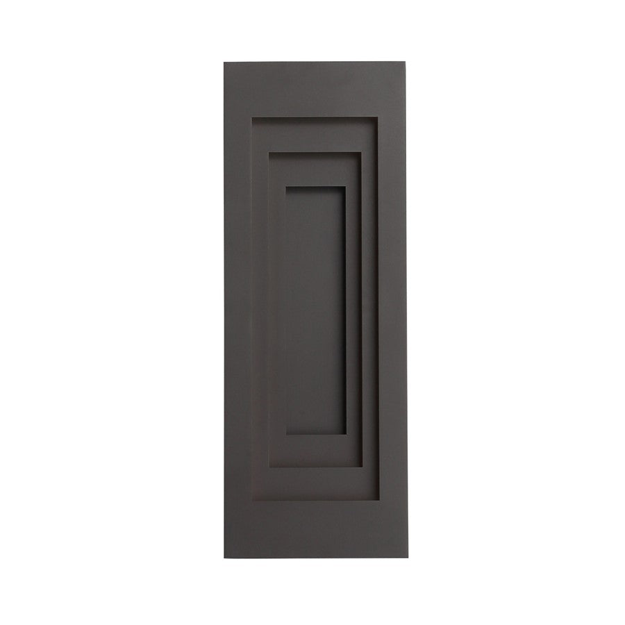Avenue Outdoor 24"H 3-CCT LED Rectangular Wall Sconce, Bronze