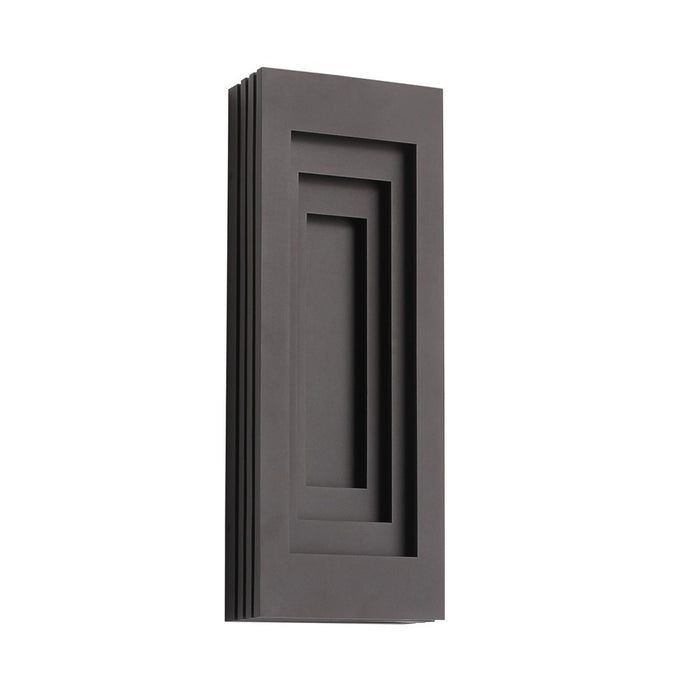 Avenue Outdoor 24"H 3-CCT LED Rectangular Wall Sconce, Bronze
