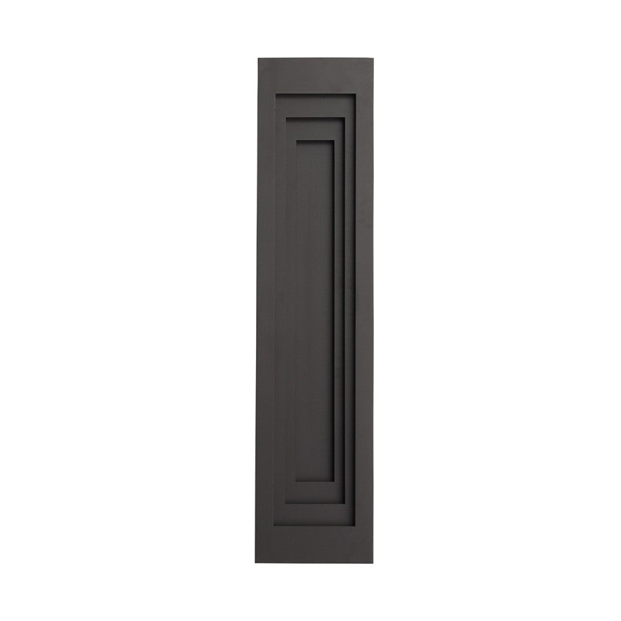 Avenue Outdoor 38"H 3-CCT LED Rectangular Wall Sconce, Bronze