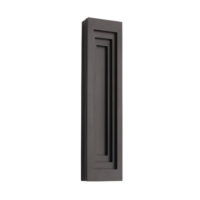 Avenue Outdoor 38"H 3-CCT LED Rectangular Wall Sconce, Bronze