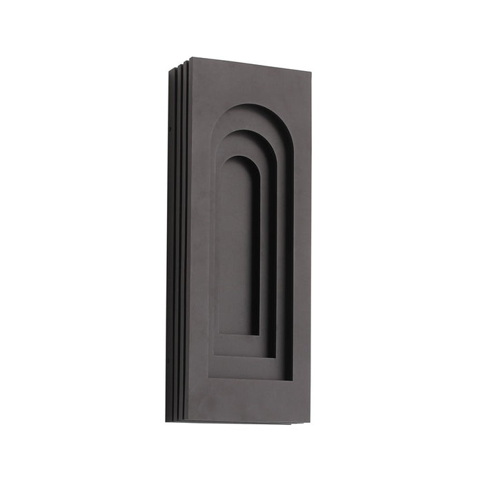 Avenue Outdoor 24"H 3-CCT LED Rectangular Curved Sconce, Bronze