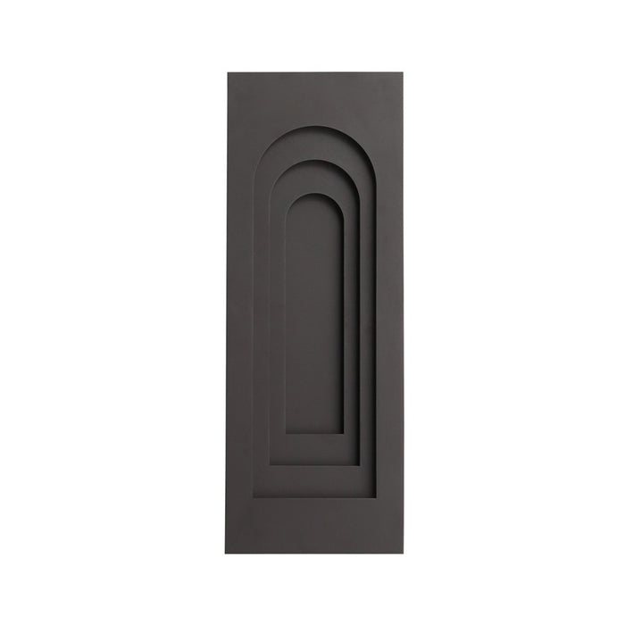 Avenue Outdoor 24"H 3-CCT LED Rectangular Curved Sconce, Bronze