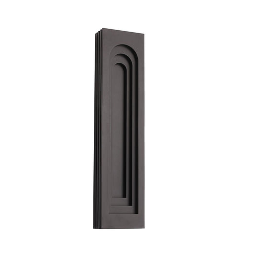 Avenue Outdoor 36"H 3-CCT LED Rectangular Curved Sconce, Bronze - AEAV10030-DBZ