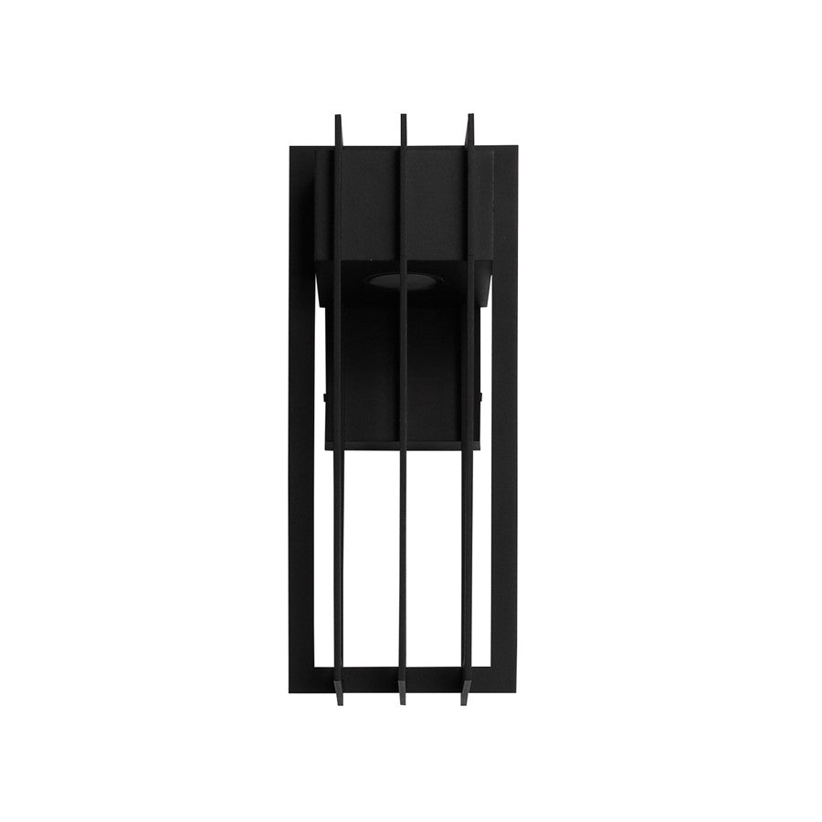 Avenue Lighting Outdoor 16"H Angles LED Wall Sconce, Black