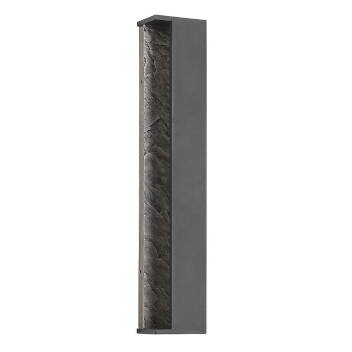 Avenue Outdoor 26"H Open Side LED Wall Sconce, Bronze/Grey