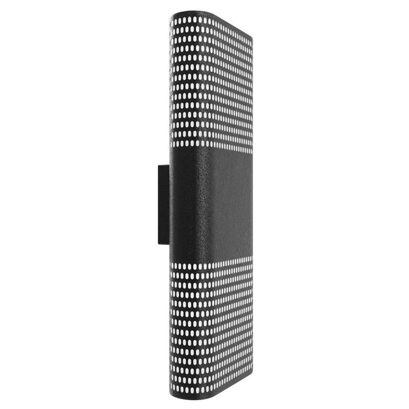 Avenue Lighting Avenue Outdoor 18in LED Sconce | Modern Black Aluminum and Acrylic | Entryway & Patio Walls | 3 x 6 x 18 in | Model AV2218-BLK