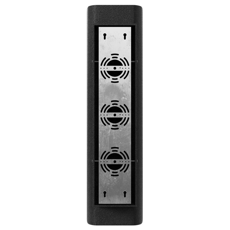 Avenue Lighting Avenue Outdoor 24in 1-Light Wall Sconce | Modern Matte Black and Clear Acrylic | Outdoor Entryway & Porch | Model AV2424-BLK