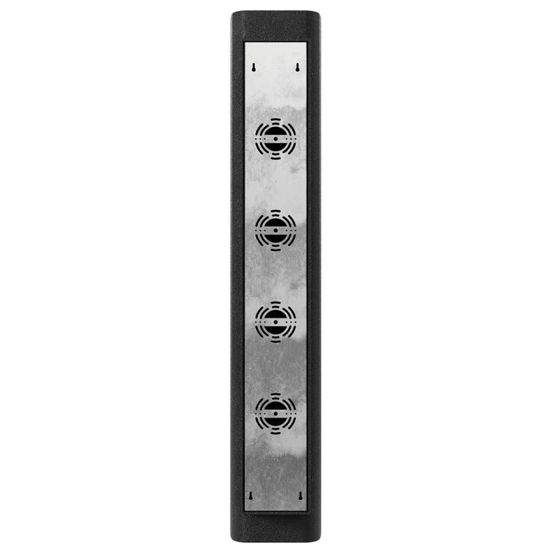 Avenue Lighting Avenue Outdoor 36in LED Wall Sconce | Modern Grid Black Aluminum | Entryway & Patio | 6 x 3 x 36 in | Model AV2436-BLK