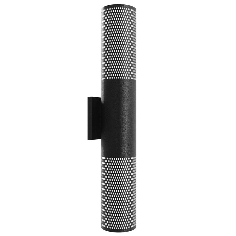 Avenue Lighting Avenue Outdoor LED 24" Cylindrical Sconce, Black