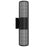 Avenue Lighting LED 18" Cylindrical Sconce, Grid Black