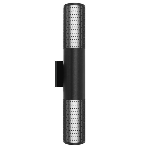 Avenue Lighting LED 24" Cylindrical Sconce, Grid Black