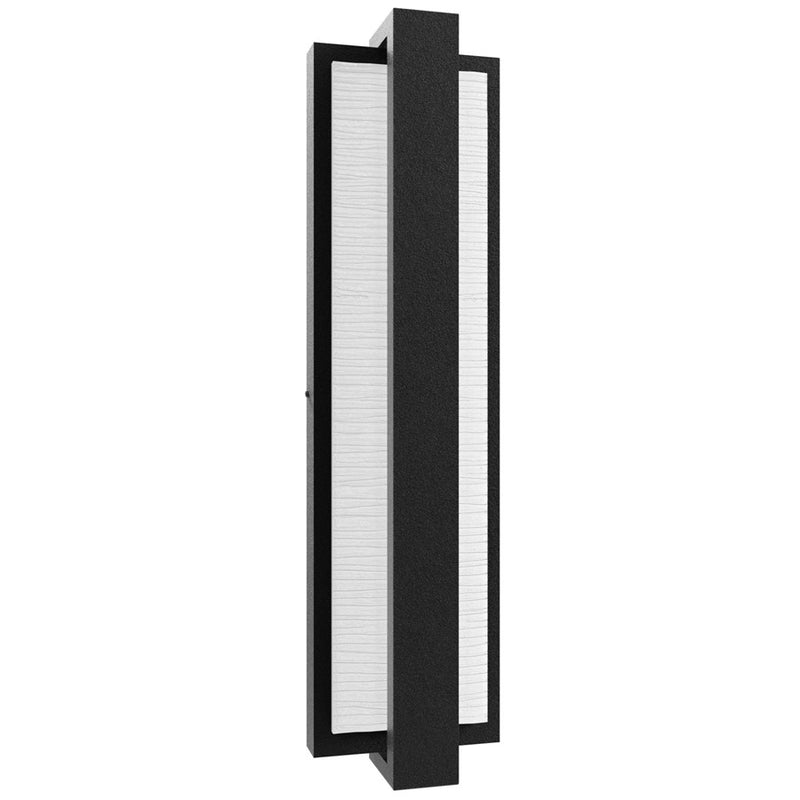 Avenue Avenue Outdoor LED 18" Rectangular Sconce, Black/LED Panel