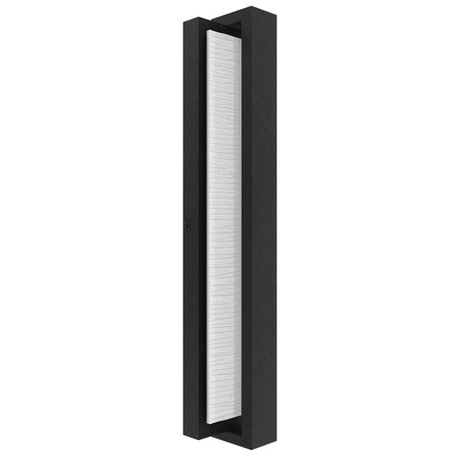 Avenue Avenue Outdoor LED 18" Rectangular Sconce, Black/LED Panel