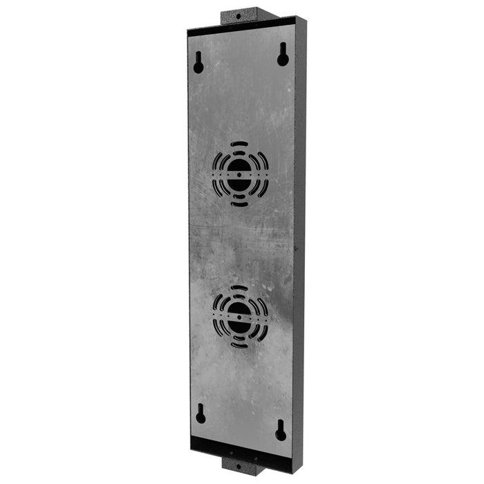Avenue Avenue Outdoor LED 18" Rectangular Sconce, Black/LED Panel