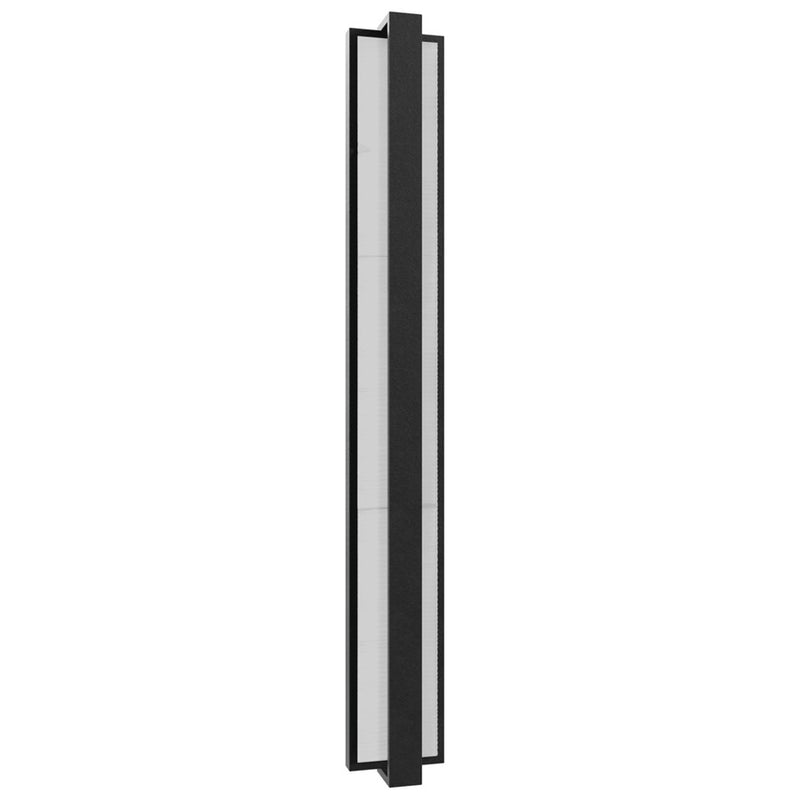 Avenue Avenue Outdoor 36in 1-Light LED Sconce | Modern Black Aluminum and Acrylic | Outdoor Wall Light | 5 x 3 x 36 in | Model AV2936-BLK