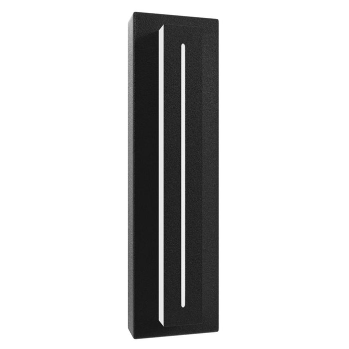 Avenue LED 18" Rectangular Sconce, Black/Raised LED Panel - AV3218-BLK