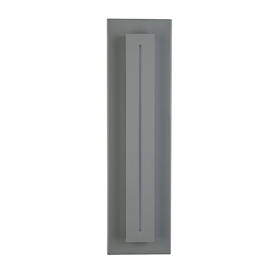 Avenue LED 18" Rectangular Sconce, Silver/Raised LED Panel - AV3218-SLV