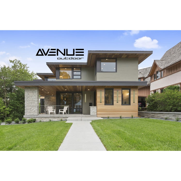 Avenue Lighting Avenue Outdoor AC LED 38" Outdoor Sconce, Silver