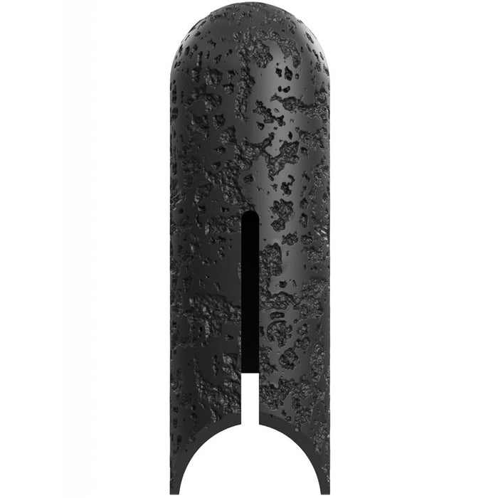 Avenue Outdoor 18"H/6" L LED Wall Sconce, Black Natural Stone