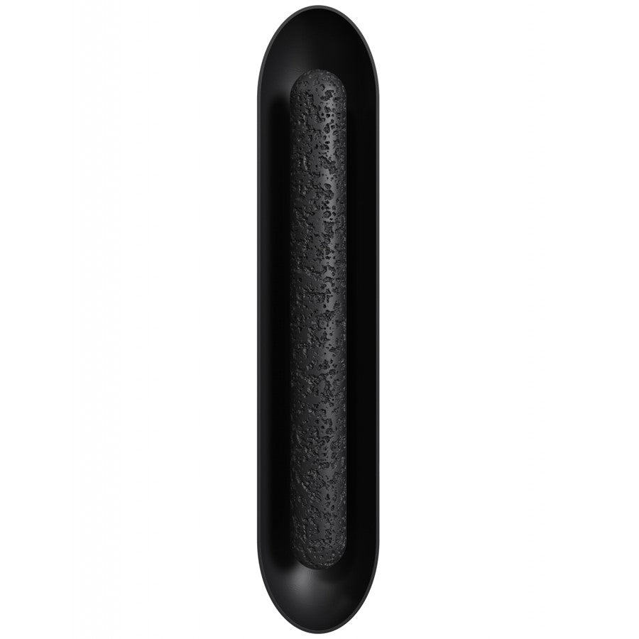 Avenue Outdoor 36"H/7"L LED Wall Sconce, Black Natural Stone