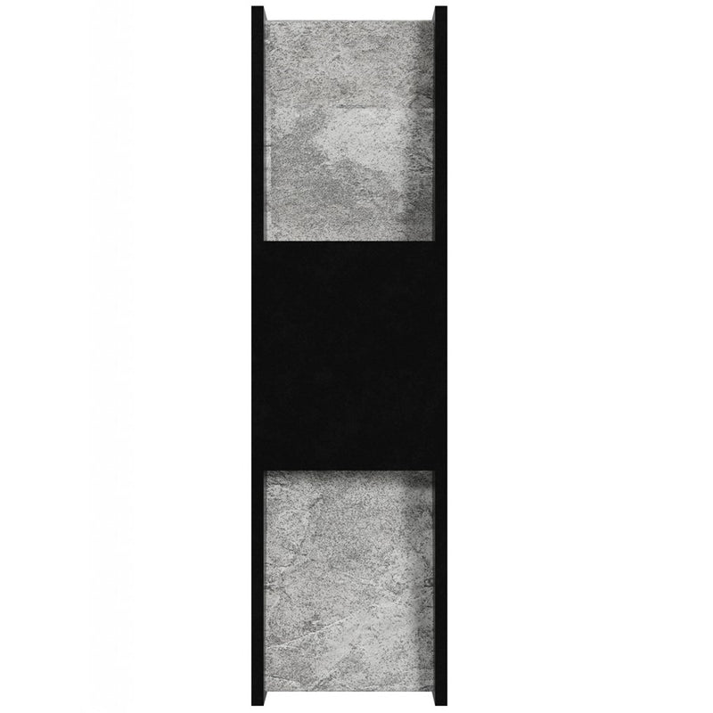 Avenue Outdoor 18"H/5"L LED Wall Sconce, Black Natural Stone