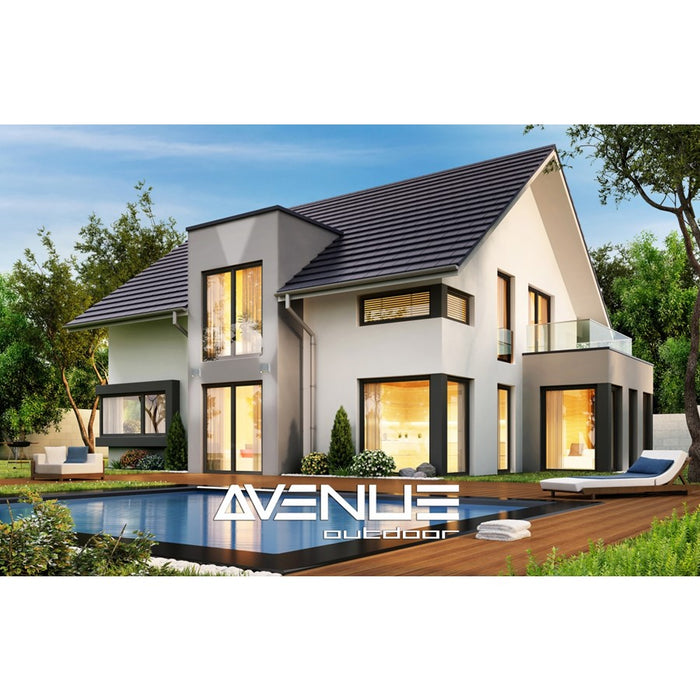 Avenue Lighting Avenue Outdoor LED 8" Outdoor Sconce, Silver