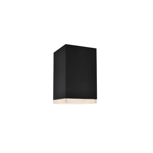 Avenue Lighting Avenue Outdoor AC LED 8" Flush Mount/Sconce, Black - AV9888-BLK
