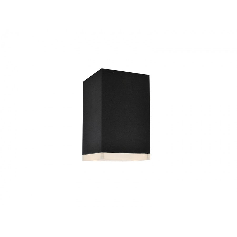 Avenue Lighting Avenue Outdoor AC LED 8" Flush Mount/Sconce, Black - AV9888-BLK