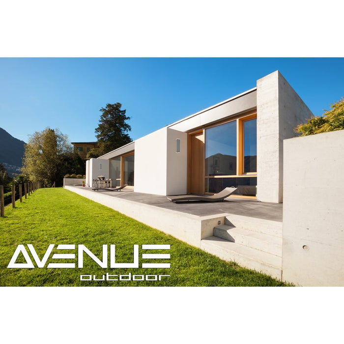 Avenue Lighting Avenue Outdoor LED 20" Sconce, Silver/LED Panel