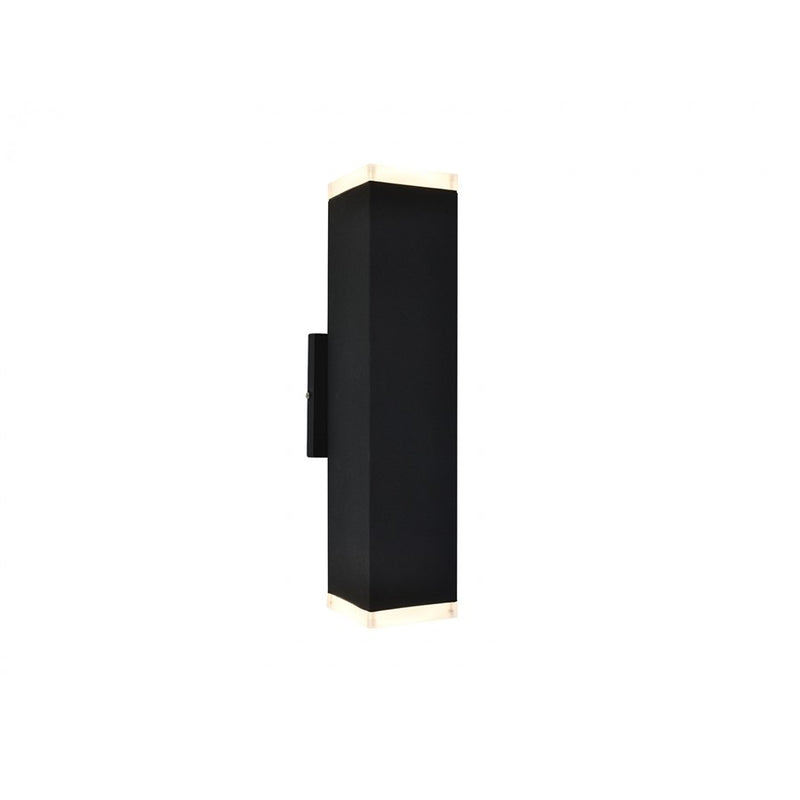 Avenue Lighting Avenue Outdoor LED 12" Sconce, Black/LED Panel