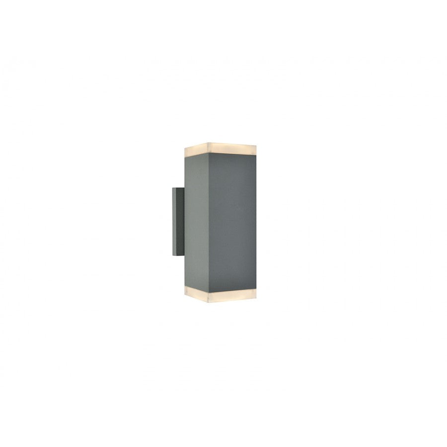 Avenue Lighting Avenue Outdoor LED 10" Sconce, Silver/LED Panel