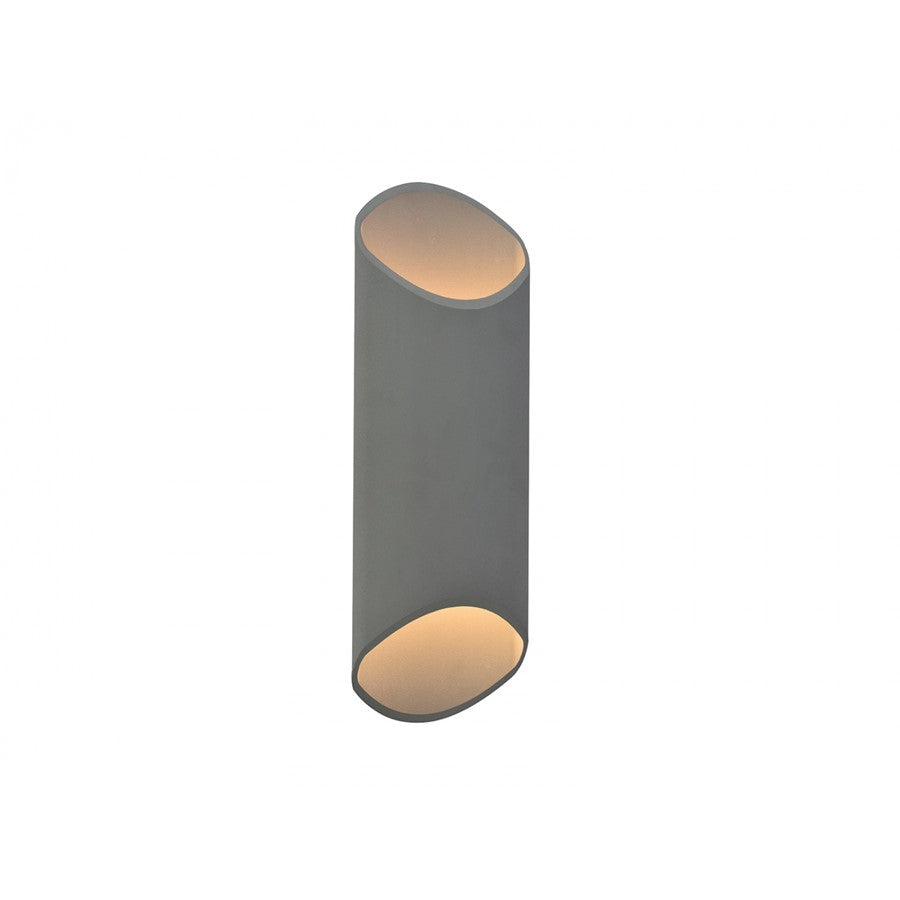 Avenue Lighting Avenue Outdoor LED 20" Cylindrical Sconce, Silver - AV9895-SLV