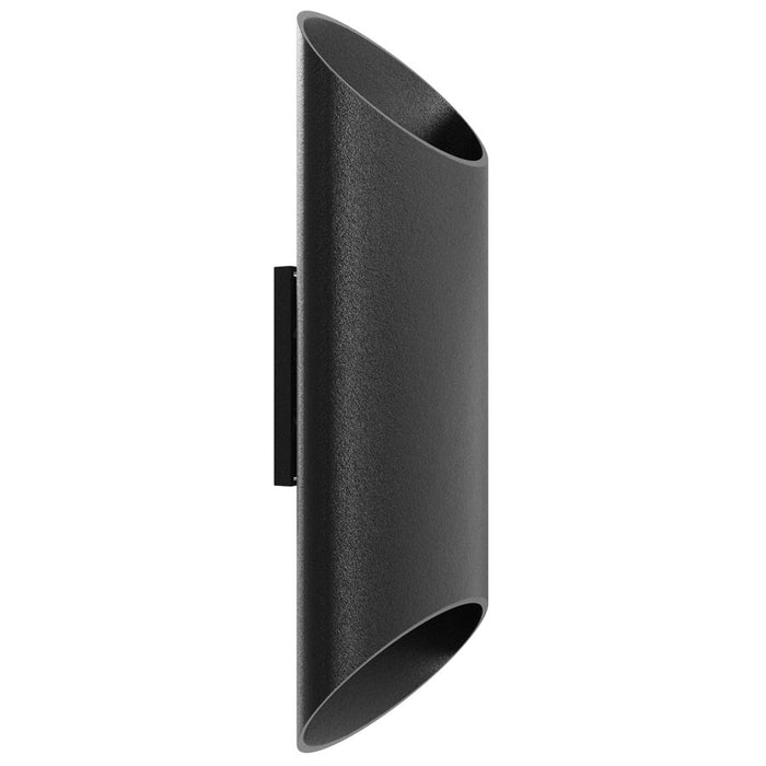 Avenue Lighting Avenue Outdoor LED 16" Cylindrical Sconce, Black