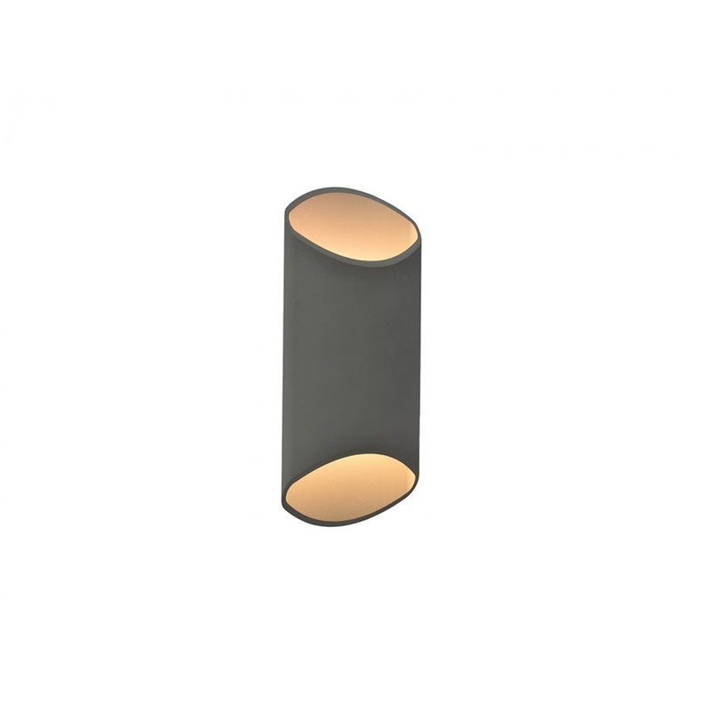 Avenue Lighting Avenue Outdoor LED 16" Cylindrical Sconce, Silver
