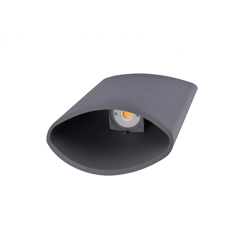 Avenue Lighting Avenue Outdoor LED 12" Cylindrical Sconce, Silver