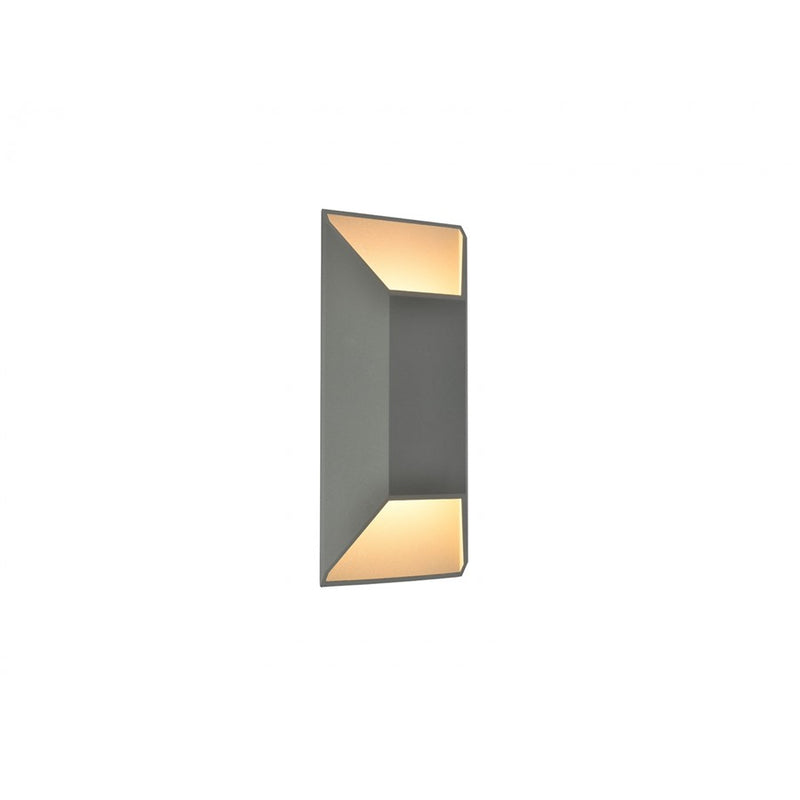 Avenue Lighting Avenue Outdoor LED 16" Rectangular Sconce, Silver