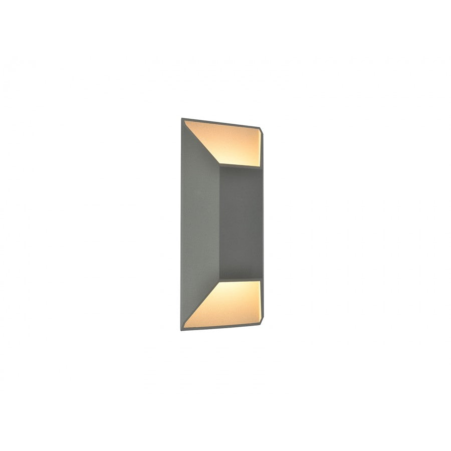 Avenue Lighting Avenue Outdoor LED 16" Rectangular Sconce, Silver - AV9899-SLV