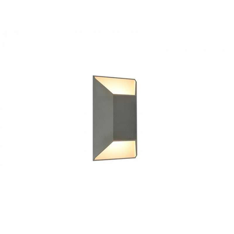 Avenue Lighting Avenue Outdoor LED 12" Rectangular Sconce, Silver